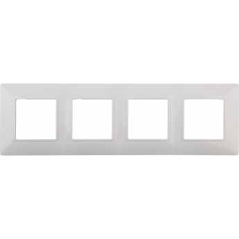 Рамка на 4 поста ЭРА ELEGANCE 14-5004-01 белый Рамка на 4 поста ЭРА ELEGANCE 14-5004-01 белый